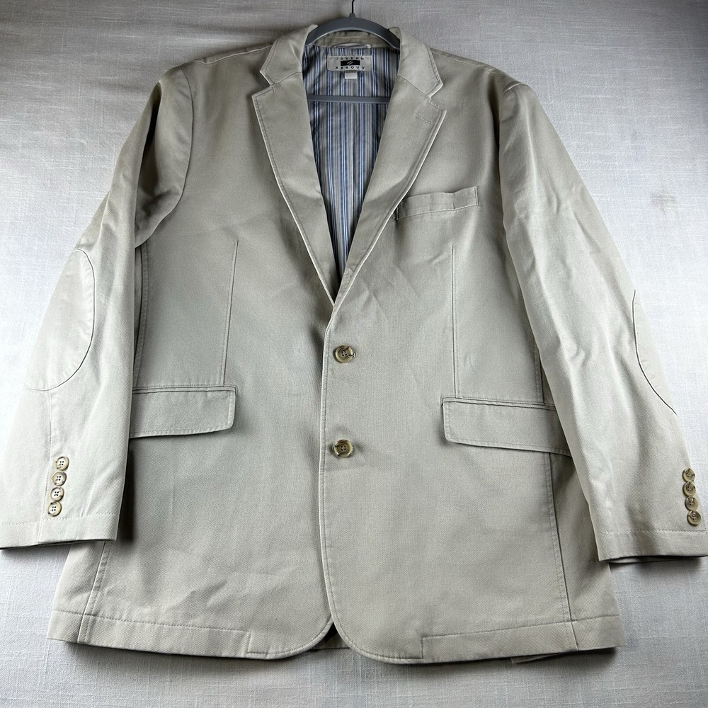 Joseph Abboud Blazer Mens XL (44R) Tan Cotton Blend Sport Coat‎ Jacket